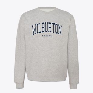 Wilburton Kansas Traditional Crewneck Sweatshirt