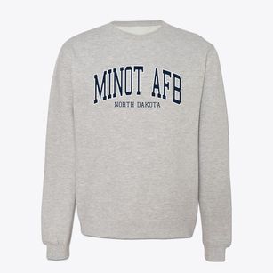 Minot Afb North Dakota Traditional Crewneck Sweatshirt