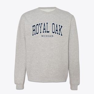 Royal Oak Michigan Traditional Crewneck Sweatshirt