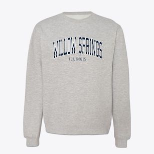 Willow Springs Illinois Traditional Crewneck Sweatshirt
