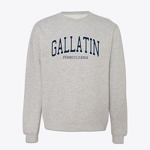 Gallatin Pennsylvania Traditional Crewneck Sweatshirt