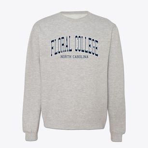 Floral College North Carolina Traditional Crewneck Sweatshirt
