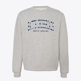 Batts Crossroads North Carolina Traditional Crewneck Sweatshirt