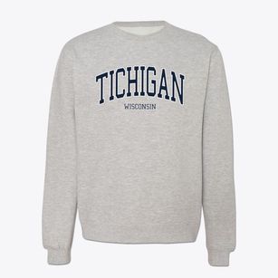Tichigan Wisconsin Traditional Crewneck Sweatshirt