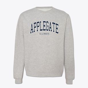 Applegate Illinois Traditional Crewneck Sweatshirt