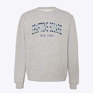 Graftons Square New York Traditional Crewneck Sweatshirt