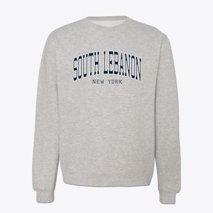 South Lebanon New York Traditional Crewneck Sweatshirt