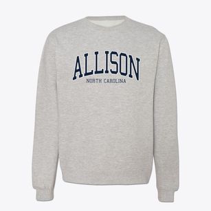 Allison North Carolina Traditional Crewneck Sweatshirt