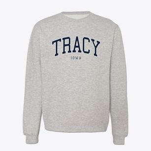 Tracy Iowa Traditional Crewneck Sweatshirt