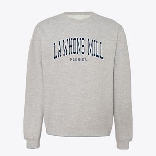 Lawhons Mill Florida Traditional Crewneck Sweatshirt