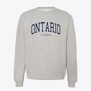 Ontario Illinois Traditional Crewneck Sweatshirt