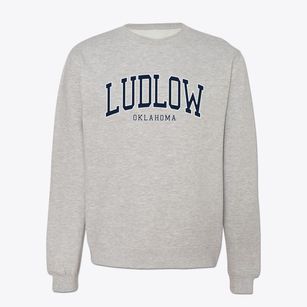 Ludlow Oklahoma Traditional Crewneck Sweatshirt