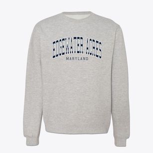Edgewater Acres Maryland Traditional Crewneck Sweatshirt