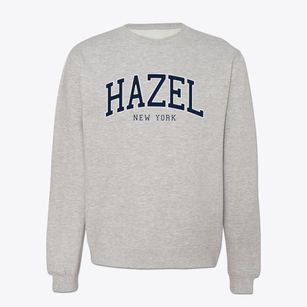 Hazel New York Traditional Crewneck Sweatshirt