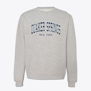 Quaker Springs New York Traditional Crewneck Sweatshirt