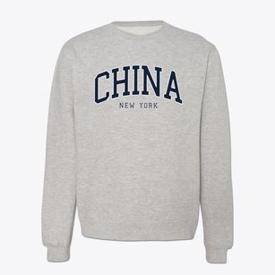 China New York Traditional Crewneck Sweatshirt