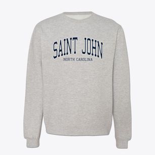 Saint John North Carolina Traditional Crewneck Sweatshirt