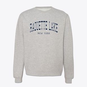 Raquette Lake New York Traditional Crewneck Sweatshirt