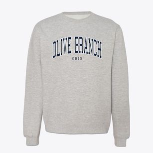 Olive Branch Ohio Traditional Crewneck Sweatshirt