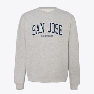 San Jose California Traditional Crewneck Sweatshirt