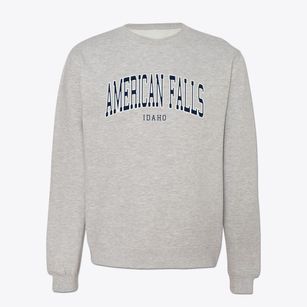 American Falls Idaho Traditional Crewneck Sweatshirt