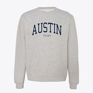 Austin Texas Traditional Crewneck Sweatshirt