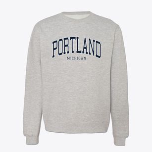 Portland Michigan Traditional Crewneck Sweatshirt
