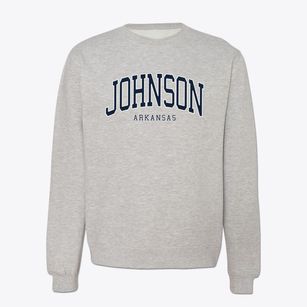 Johnson Arkansas Traditional Crewneck Sweatshirt