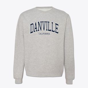 Danville California Traditional Crewneck Sweatshirt
