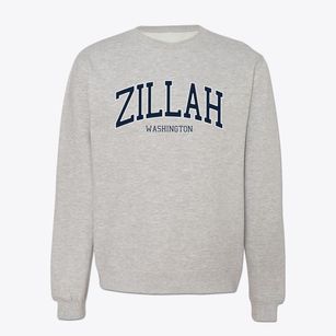 Zillah Washington Traditional Crewneck Sweatshirt