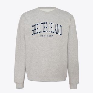 Shelter Island New York Traditional Crewneck Sweatshirt