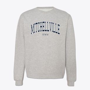 Mitchellville Iowa Traditional Crewneck Sweatshirt