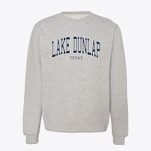 Lake Dunlap Texas Traditional Crewneck Sweatshirt