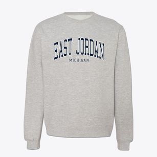 East Jordan Michigan Traditional Crewneck Sweatshirt