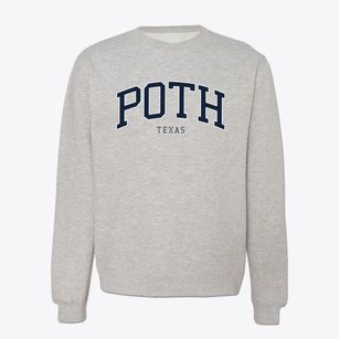Poth Texas Traditional Crewneck Sweatshirt