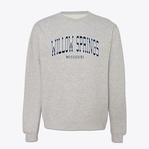 Willow Springs Missouri Traditional Crewneck Sweatshirt