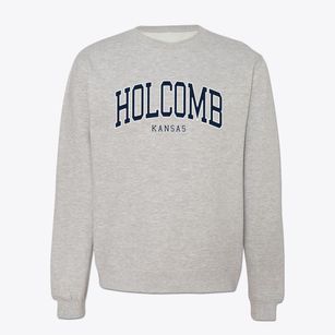 Holcomb Kansas Traditional Crewneck Sweatshirt