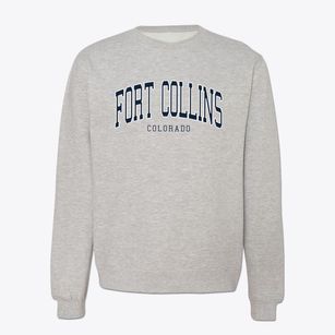 Fort Collins Colorado Traditional Crewneck Sweatshirt