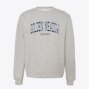 Golden Meadow Louisiana Traditional Crewneck Sweatshirt