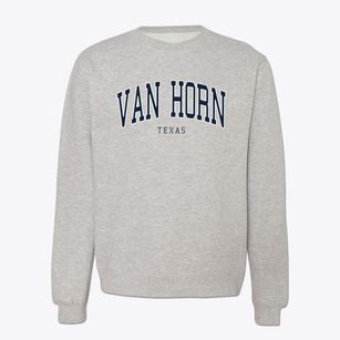 Van Horn Texas Traditional Crewneck Sweatshirt
