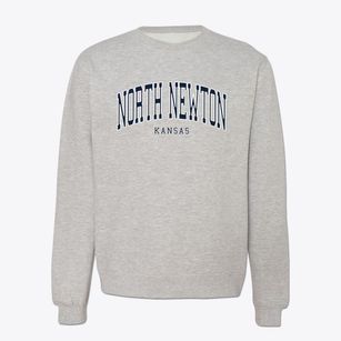 North Newton Kansas Traditional Crewneck Sweatshirt