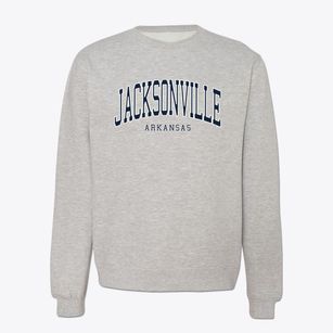 Jacksonville Arkansas Traditional Crewneck Sweatshirt
