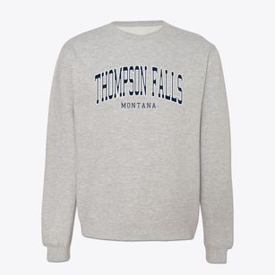 Thompson Falls Montana Traditional Crewneck Sweatshirt