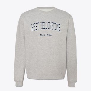 West Yellowstone Montana Traditional Crewneck Sweatshirt