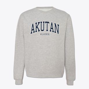 Akutan Alaska Traditional Crewneck Sweatshirt