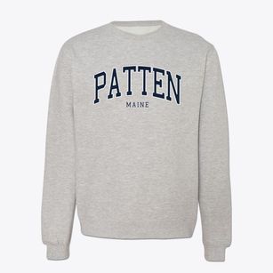 Patten Maine Traditional Crewneck Sweatshirt