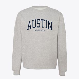 Austin Minnesota Traditional Crewneck Sweatshirt