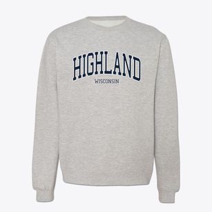 Highland Wisconsin Traditional Crewneck Sweatshirt