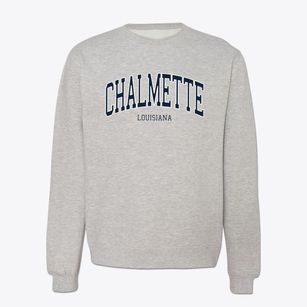 Chalmette Louisiana Traditional Crewneck Sweatshirt