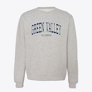 Green Valley Illinois Traditional Crewneck Sweatshirt